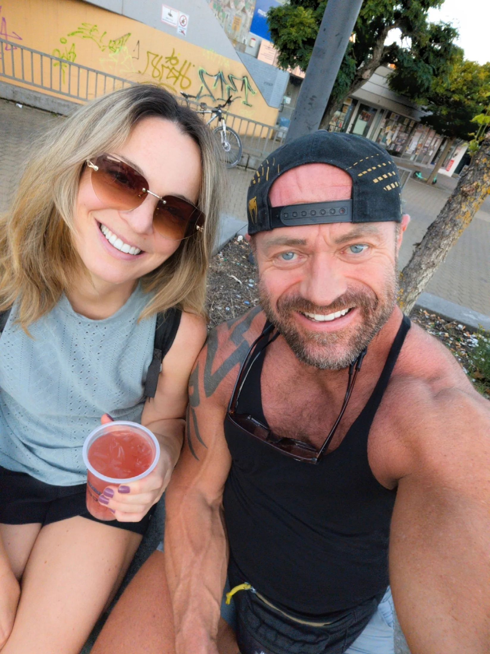 Stefan und Ludmilla König bei einer gemeinsamen Trainingspause