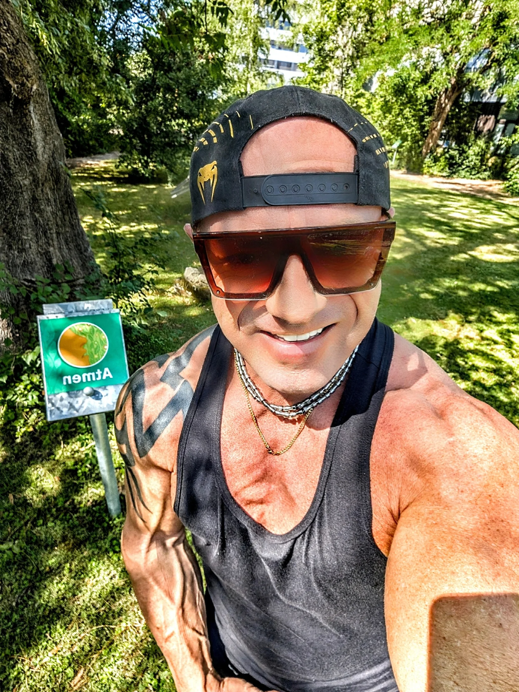 Stefan König beim Sport im Park